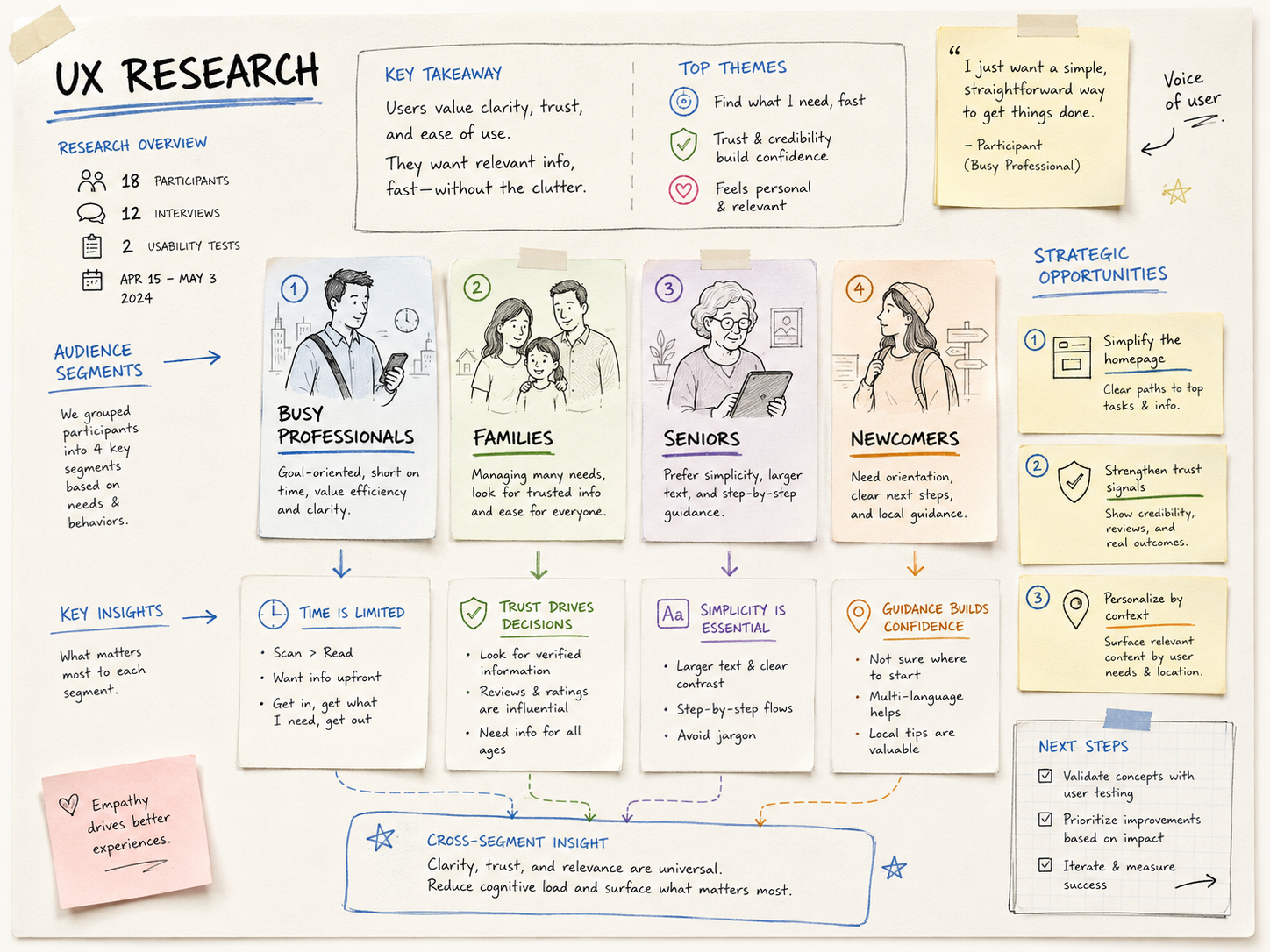 Toronto grocery aggregation and delivery UX research visual